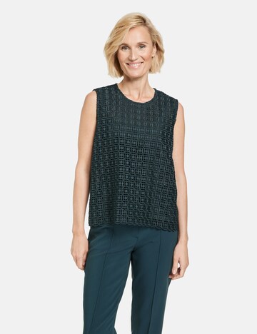 GERRY WEBER Bluse in Grün: Vorderseite