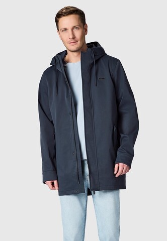 RagwearPrijelazni kaput 'Mr Smithem Twill Youmodo' - plava boja: prednji dio