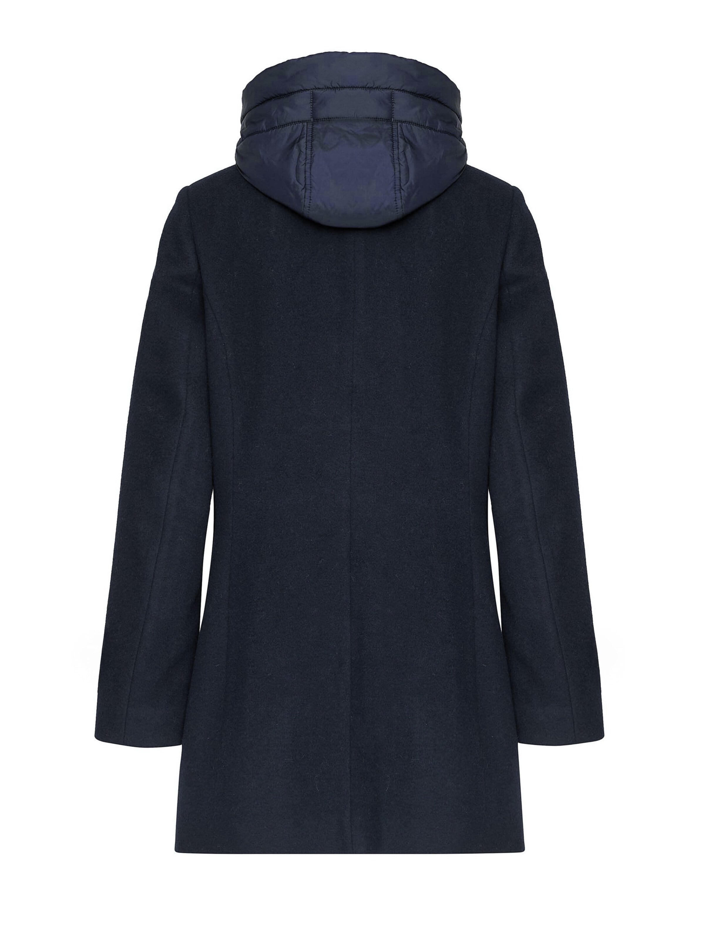 MANISA Between-season jacket 'Wolljacke' in Blue