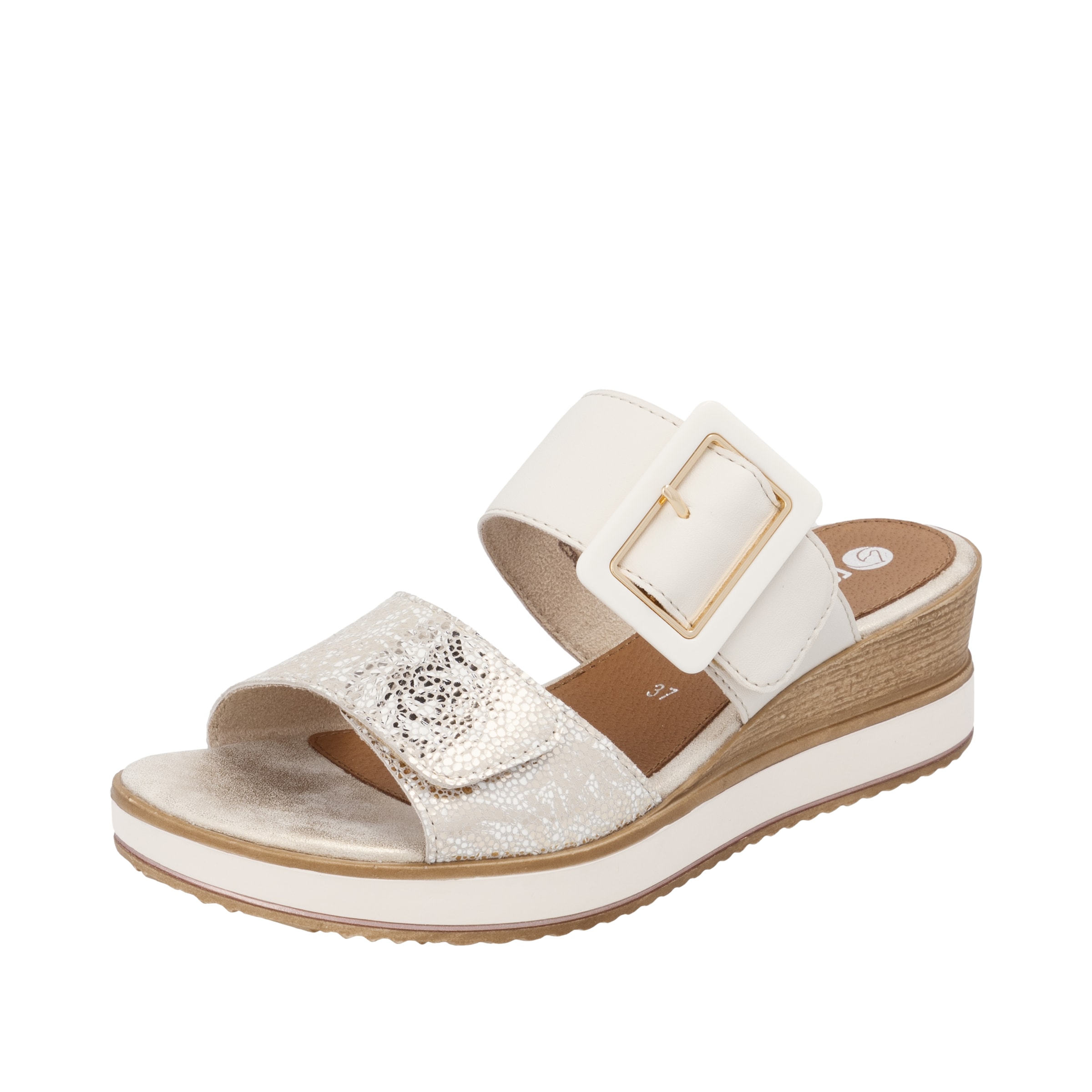 Mule REMONTE en beige : devant