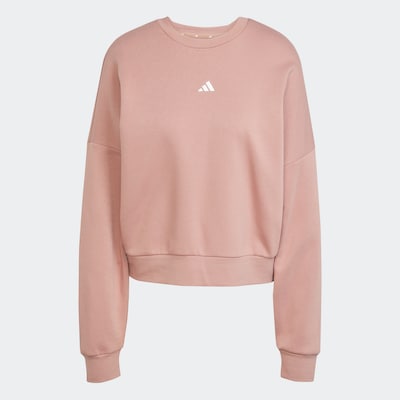 ADIDAS SPORTSWEAR Sweatshirt de desporto em rosa escurecido / branco, Vista do produto