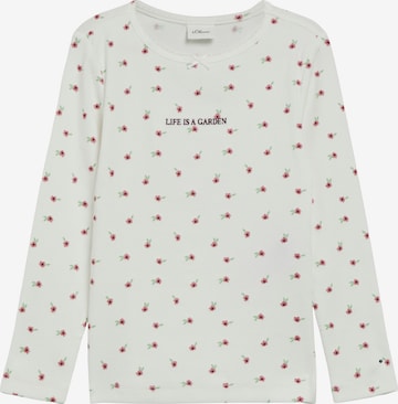 T-Shirt s.Oliver en blanc : devant