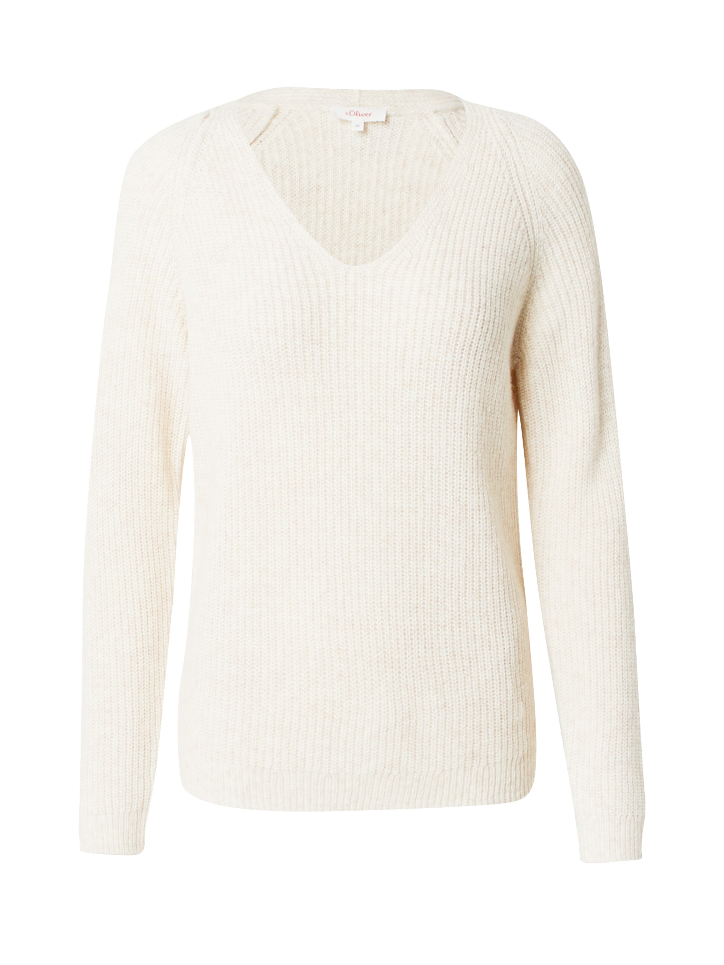 s.Oliver Pullover in Beige: Vorderseite