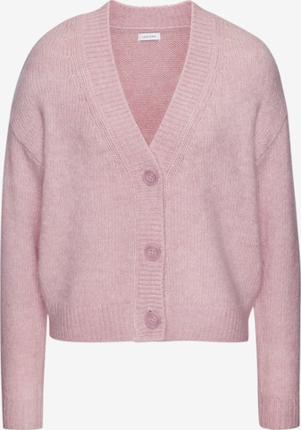 Cardigan LASCANA en rose : devant