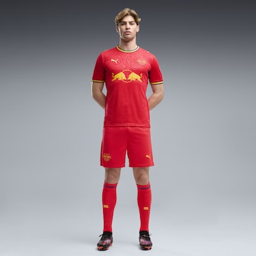 PUMA Regular Workout Pants 'RB Leipzig 26/27' in Red