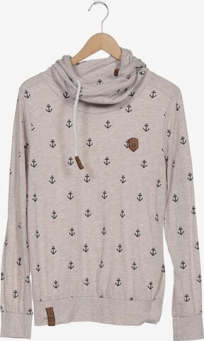 naketano Sweatshirt & Zip-Up Hoodie in M in Beige: front