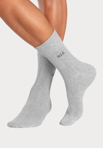H.I.S Socks in Grey: front