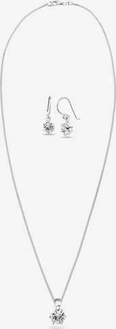 ELLI Jewelry Set in Silver: front