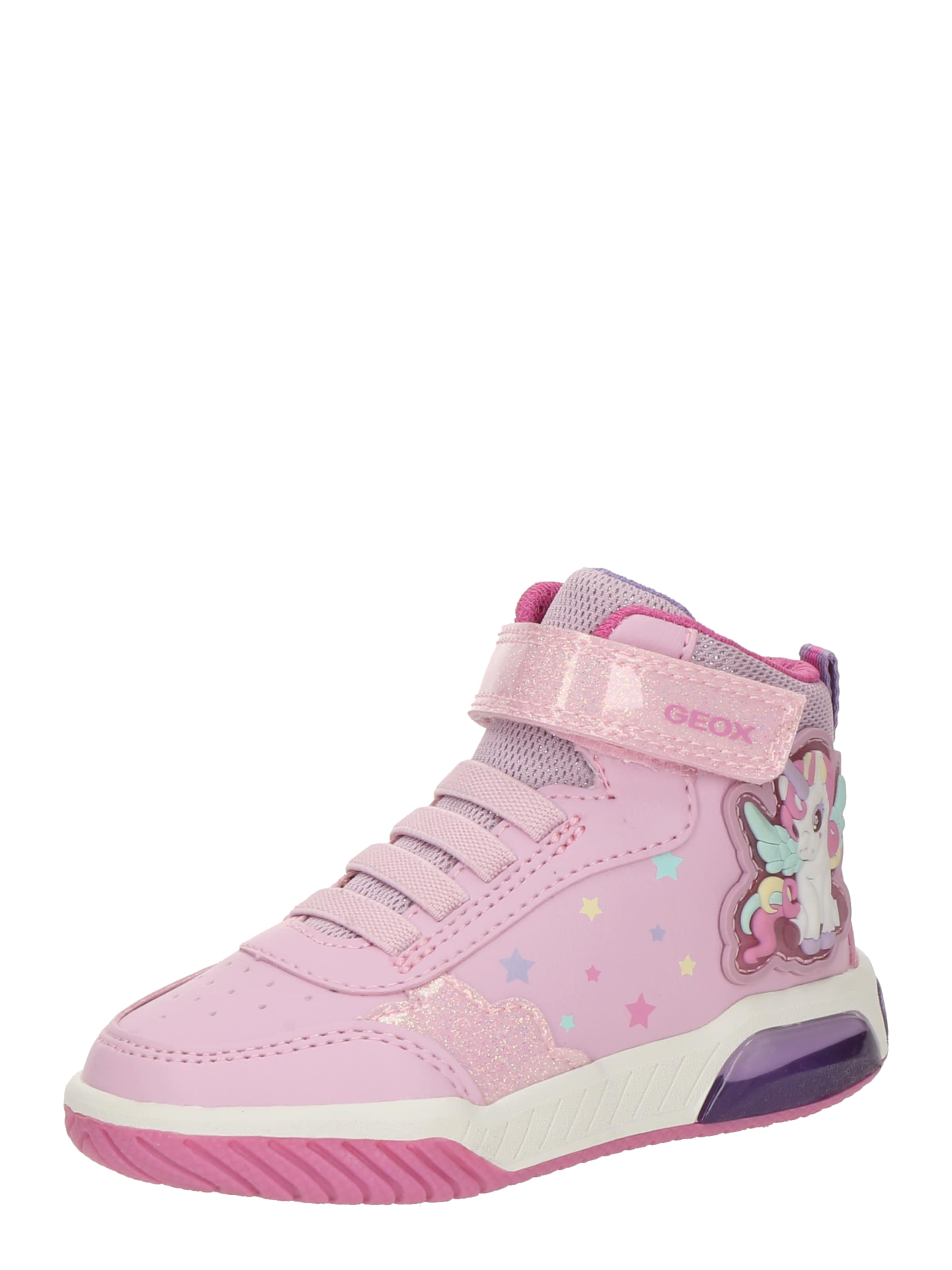 GEOX Σνίκερ 'INEK' σε ροζ: μπροστά