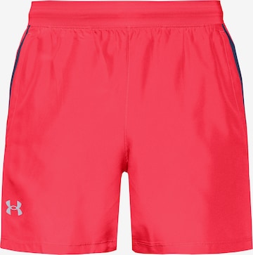 UNDER ARMOUR Sportshorts 'Launch 5' in Rot: Vorderseite