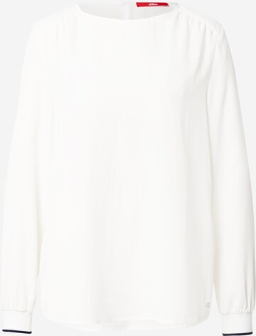 s.Oliver Blouse in Beige: voorkant