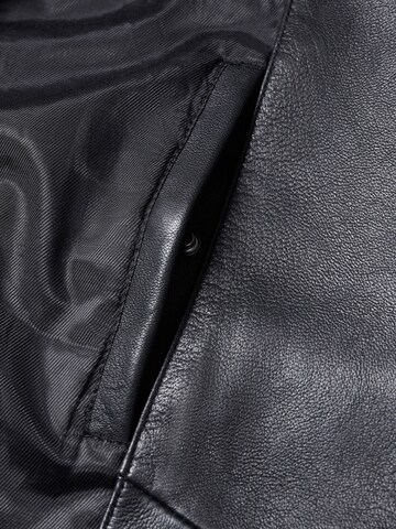 MANGO MAN Přechodná bunda – černá