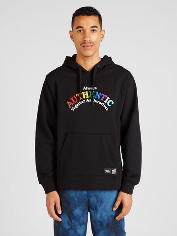 VANS Sweatshirt '2023 PRIDE' in Zwart: voorkant