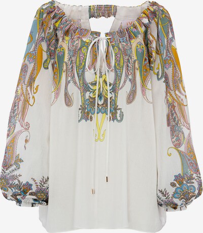 IVI collection Bluse 'MIAMI PAISLEY' in mischfarben / perlweiß, Produktansicht