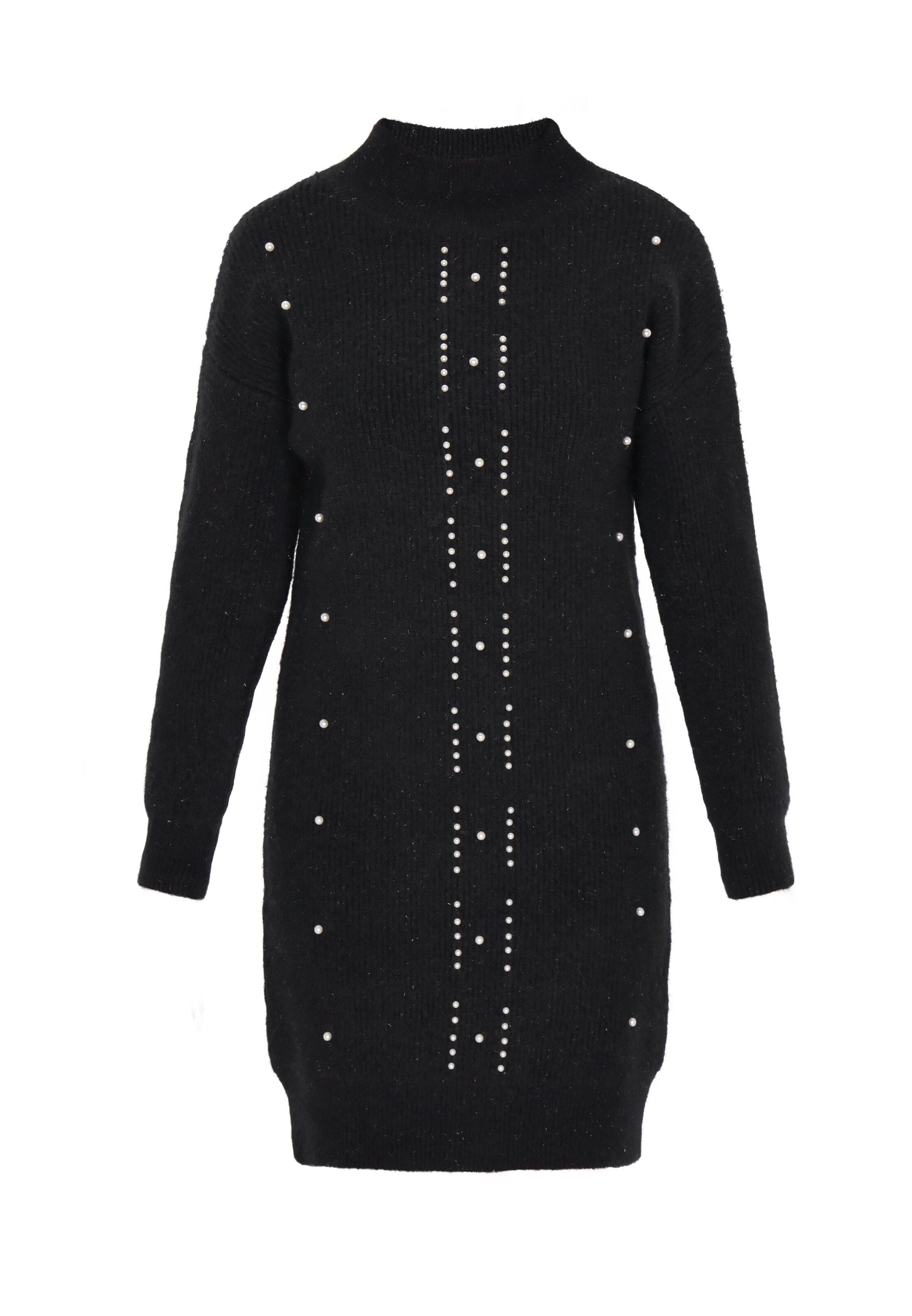 faina - Vestido de punto en negro: frente