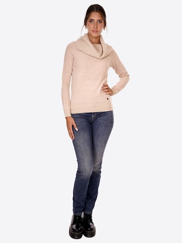 Pull-over 'Donna' Yes Zee en beige