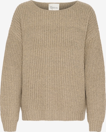 My Essential Wardrobe Свитер 'TiaMW' в Бежевый: спереди