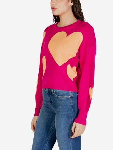 Pullover 'Onlmontana Ls Jq O-Neck Cc Knt 15339550' di ONLY in rosa