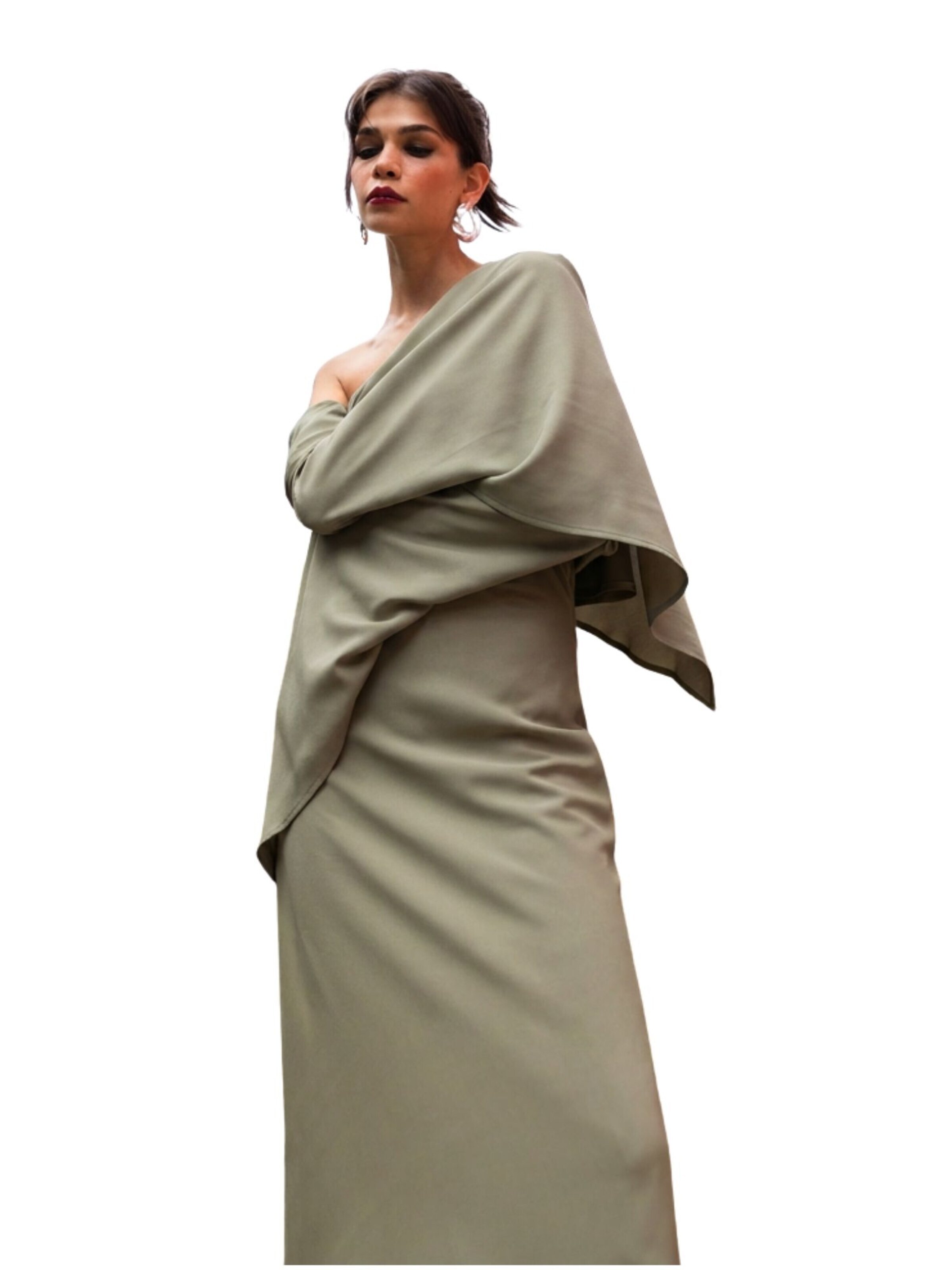 Abito da cocktail 'Habarana' di Nisia PartyWear in verde