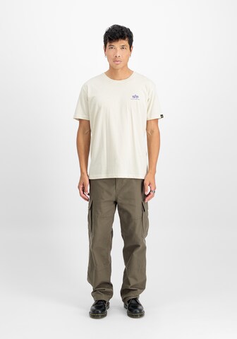 Regular fit Maglietta di ALPHA INDUSTRIES in bianco