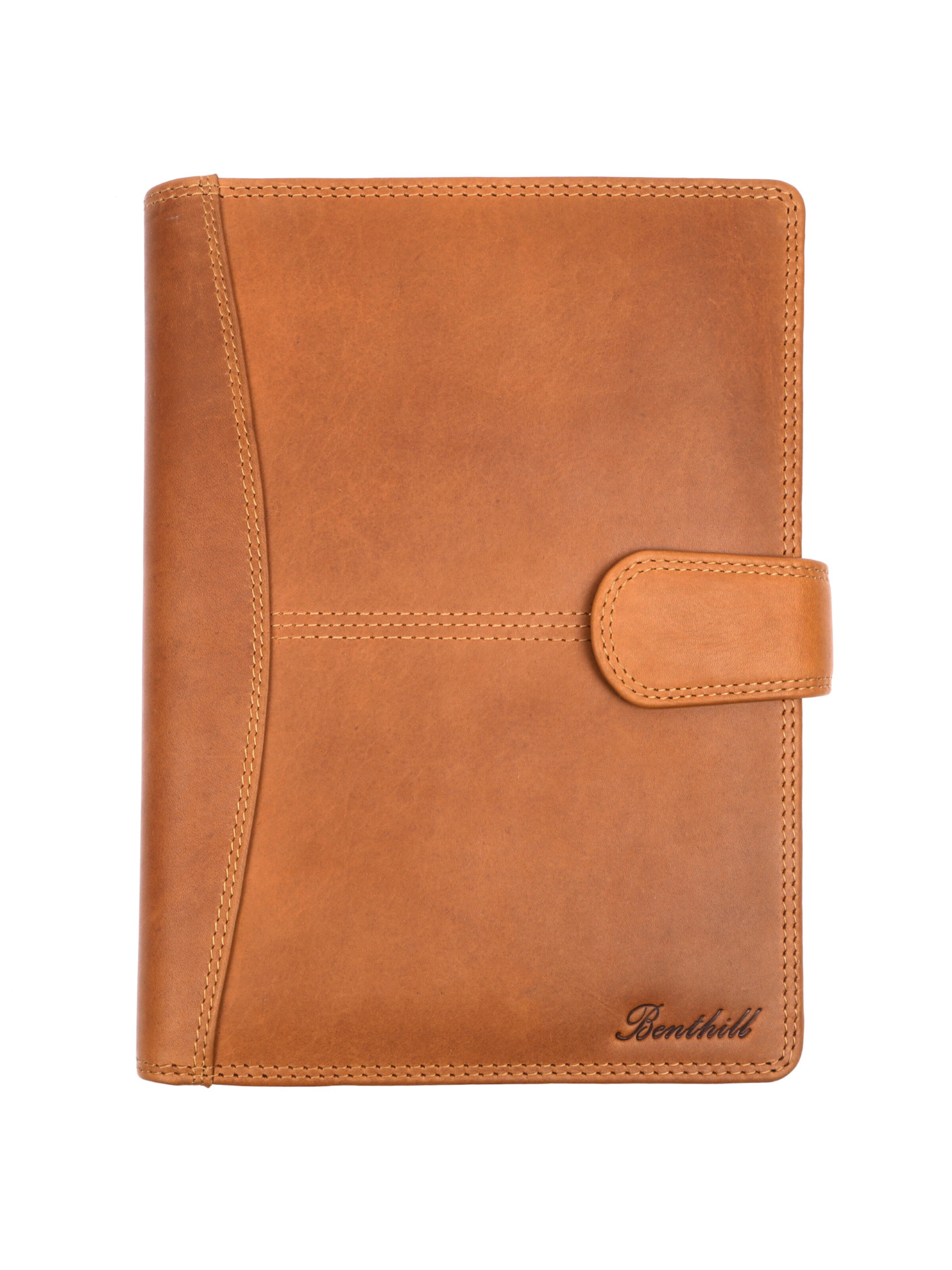 Benthill Document Bag in Brown: front