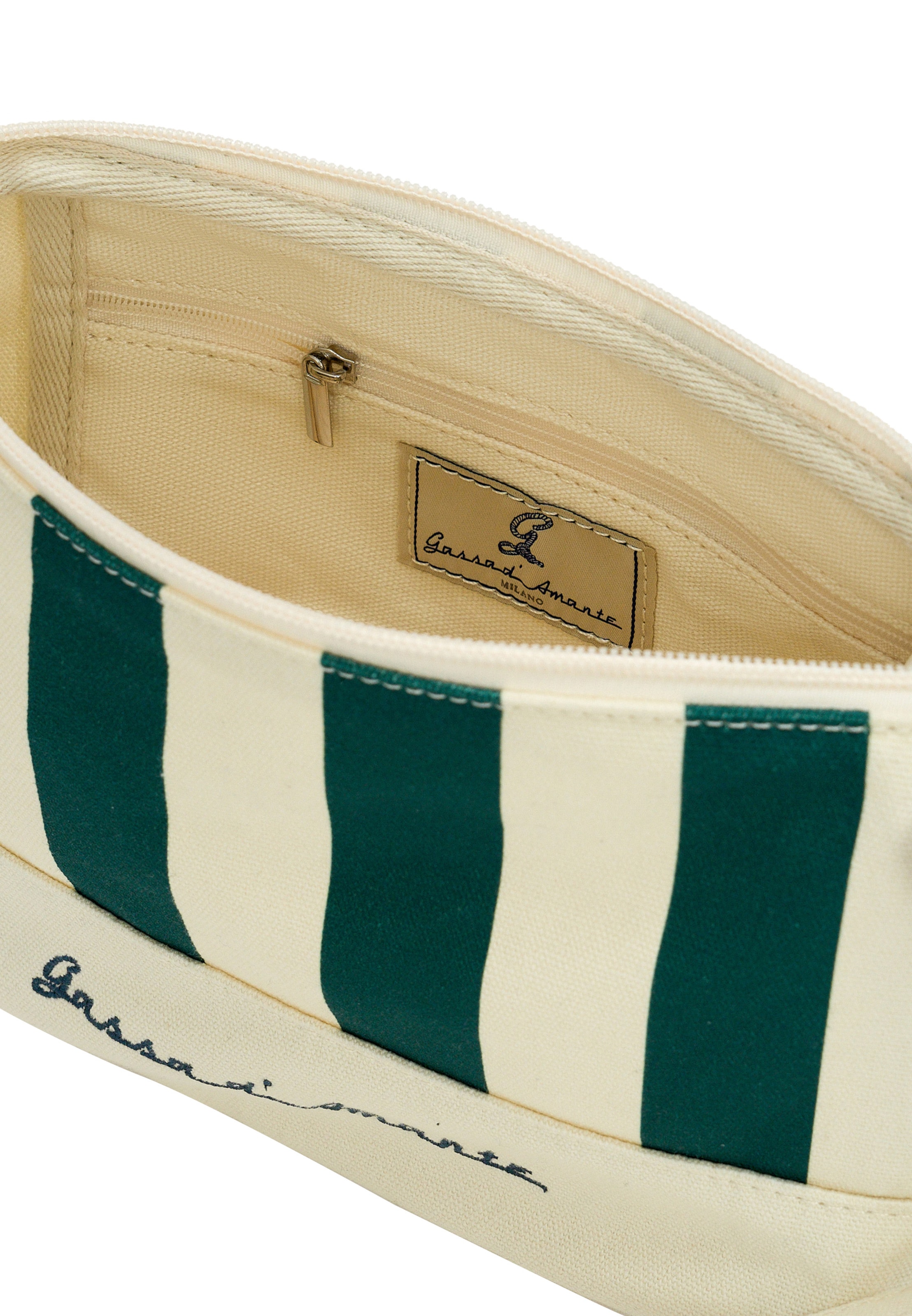 Gassa d'Amante Clutch 'Alassio' in Green