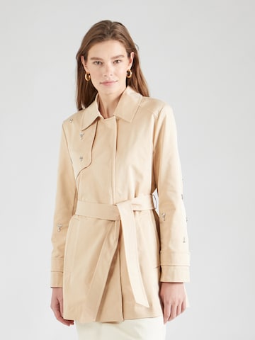 Manteau mi-saison TAIFUN en beige : devant