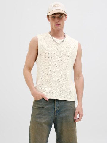 Débardeur JACK & JONES en blanc : devant