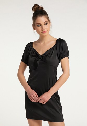 myMo at night Cocktail Dress in Black: front