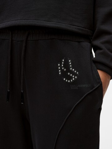 KARL LAGERFELD JEANS regular Παντελόνι σε μαύρο