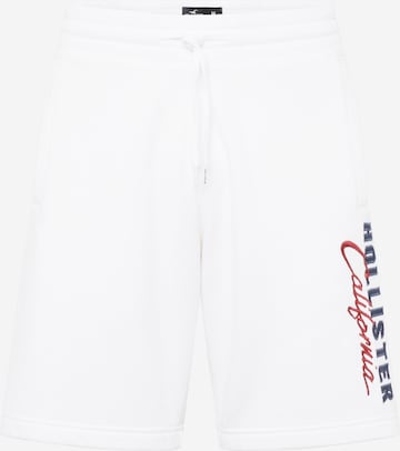 Pantaloni di HOLLISTER in bianco: frontale