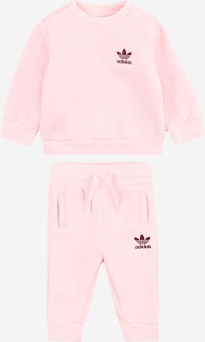 ADIDAS ORIGINALS Joggingová souprava 'Adicolor' – pink: přední strana