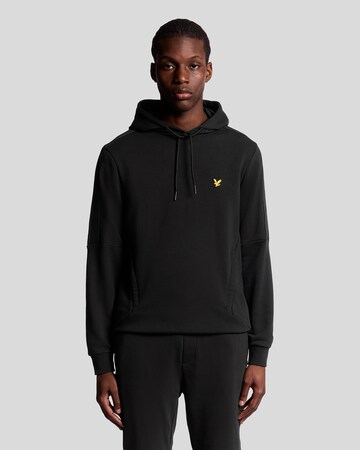 Lyle & Scott Sweatshirt in Zwart: voorkant