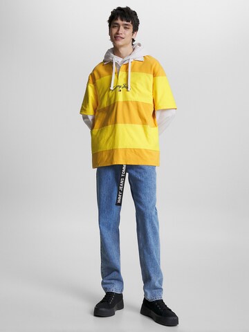 geltona Tommy Jeans Marškinėliai