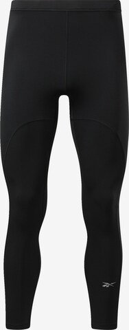 Reebok Skinny Spodnie sportowe w kolorze czarny