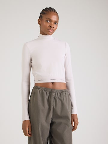 T-shirt Calvin Klein Jeans en gris : devant