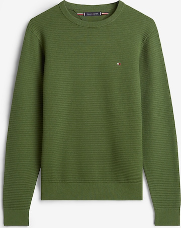 TOMMY HILFIGER Pullover in Grün: Vorderseite