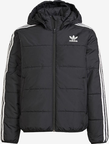 Veste d’hiver 'Adicolor' ADIDAS ORIGINALS en noir : devant