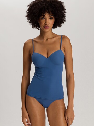 Hanro - Soutien de tecido Soutien ' Allure ' em azul: frente