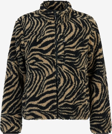 PROTEST Fleece jas 'PRTAdele' in Bruin: voorkant