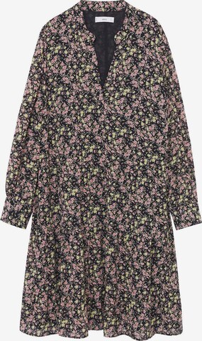 Robe-chemise 'PALOMA 1' MANGO en noir : devant