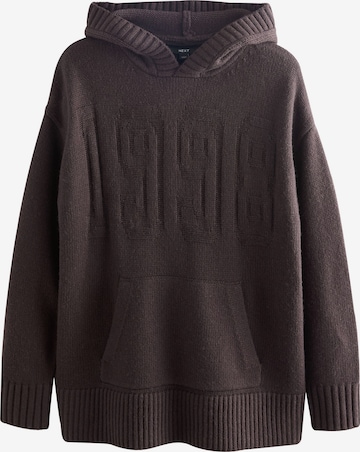 Next Суичър в кафяво: отпред