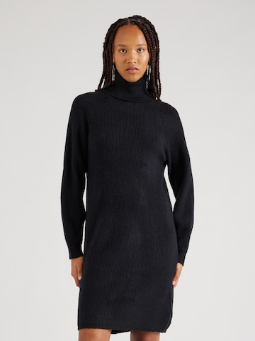 VILA Knitted dress 'RANDY' in Black: front