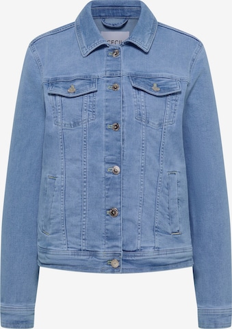 CECIL Prechodná bunda - Modrá: predná strana