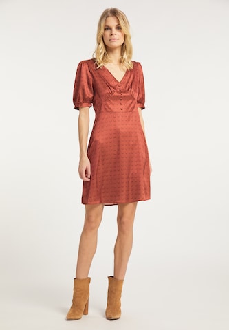 IZIA Shirt dress in Orange