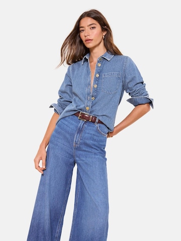 Lipsy Blúz - kék: elől