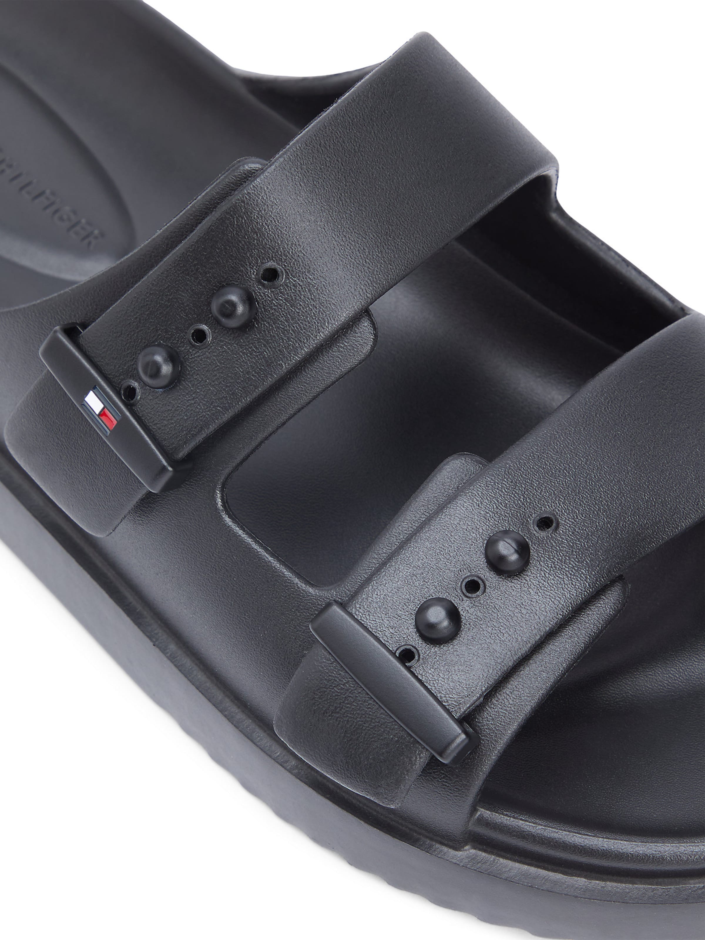 TOMMY HILFIGER Pantolette in Schwarz