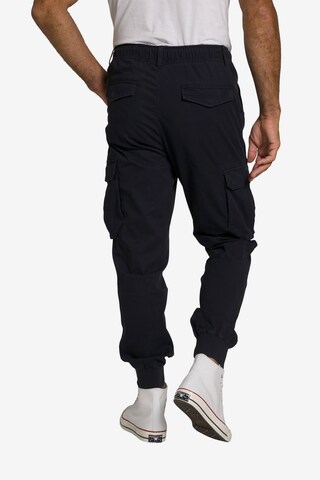 JP1880 Tapered Cargohose in Schwarz