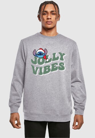 ABSOLUTE CULT Sweatshirt 'Lilo And Stitch' in Grijs: voorkant