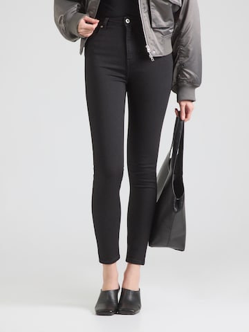 juoda KARL LAGERFELD JEANS Siauras Džinsai: priekis